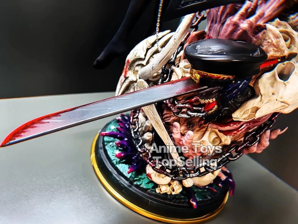 46cm/18.11in Anime Chainsaw Man Figure Makima Action Figures Pvc Statue Desktop Ornamen Collection Model Toys Gifts