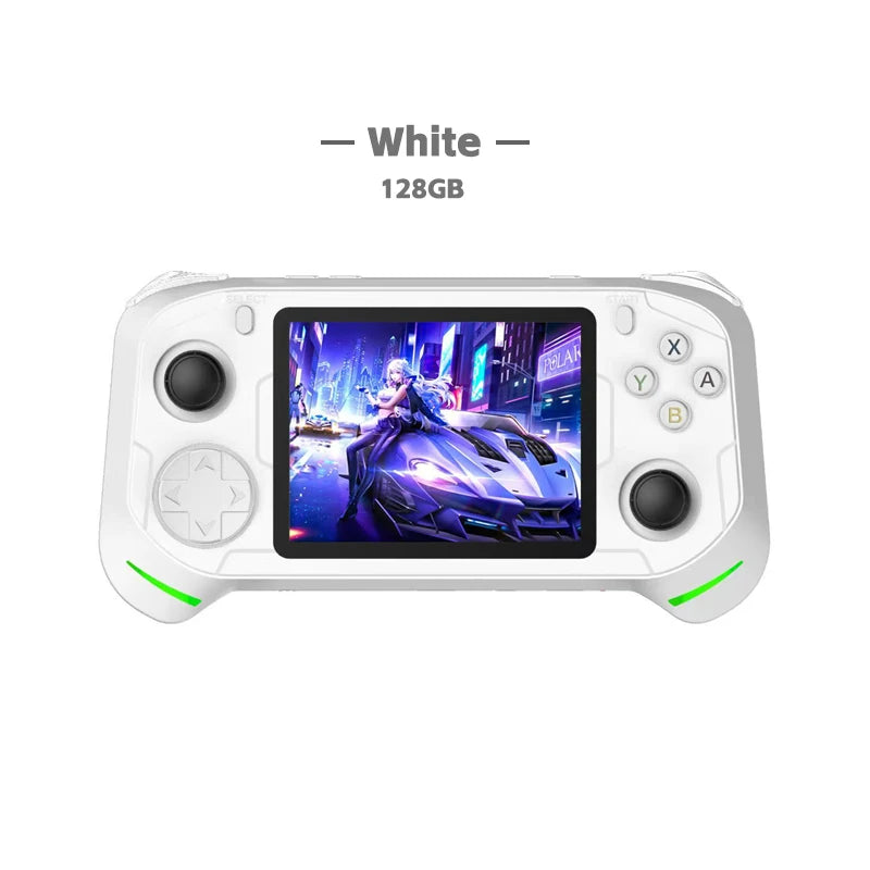Neue RX6H Open Source Retro Handheld-Videospielkonsole mit 3,5-Zoll-IPS-Bildschirm, tragbarem Linux-System und 128 GB Spielespeicher
