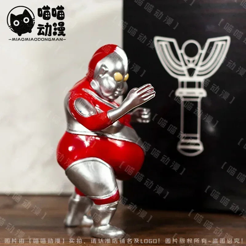 18cm U-Ultramans Anime Gk Ultraman Obesity Kawaii PVC Model Toy Doll Funny Handmade Cosplay room Decoration kids Birthday Gift