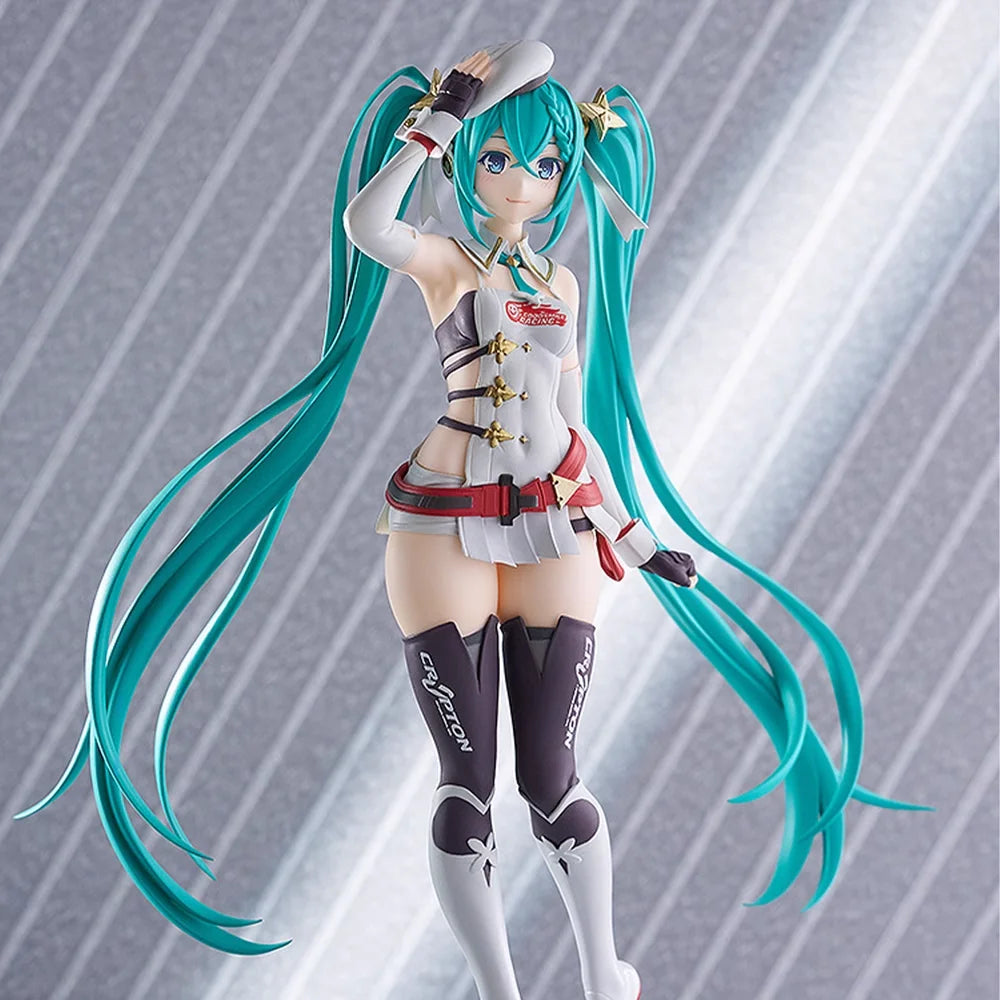 In Stock POP UP PARADE RACING MIKU Racing Sound 2023 Figure Scenery Ornament Model Action Figure Collection Gift