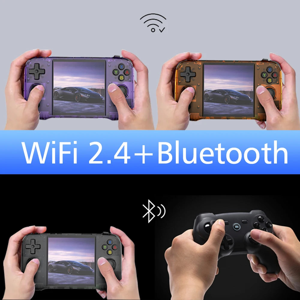R46S Retro Handheld Game Console Linux System 4.0inch IPS Screen RK3566