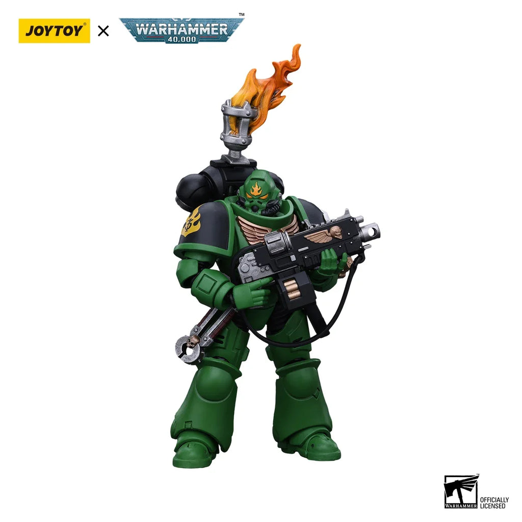 【MT】 JOYTOY 1/18 Action Figure Warhammer 40K Salamanders Intercessors Sergeant Tsek'gan Anime Figures Toys Model