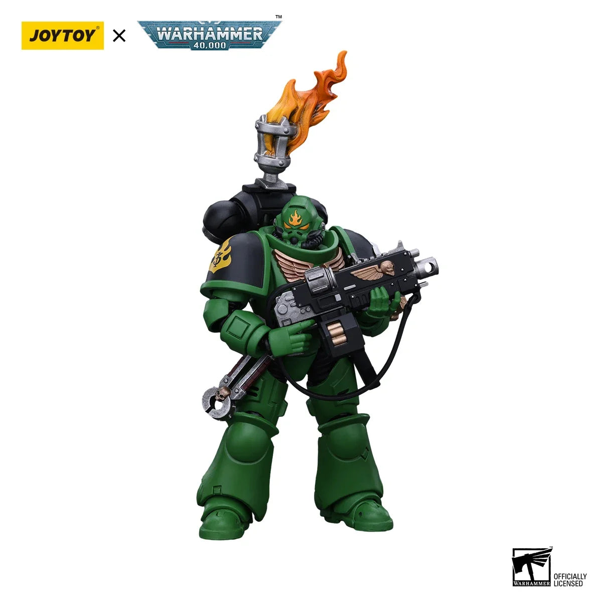 【MT】 JOYTOY 1/18 Action Figure Warhammer 40K Salamanders Intercessors Sergeant Tsek'gan Anime Figures Toys Model