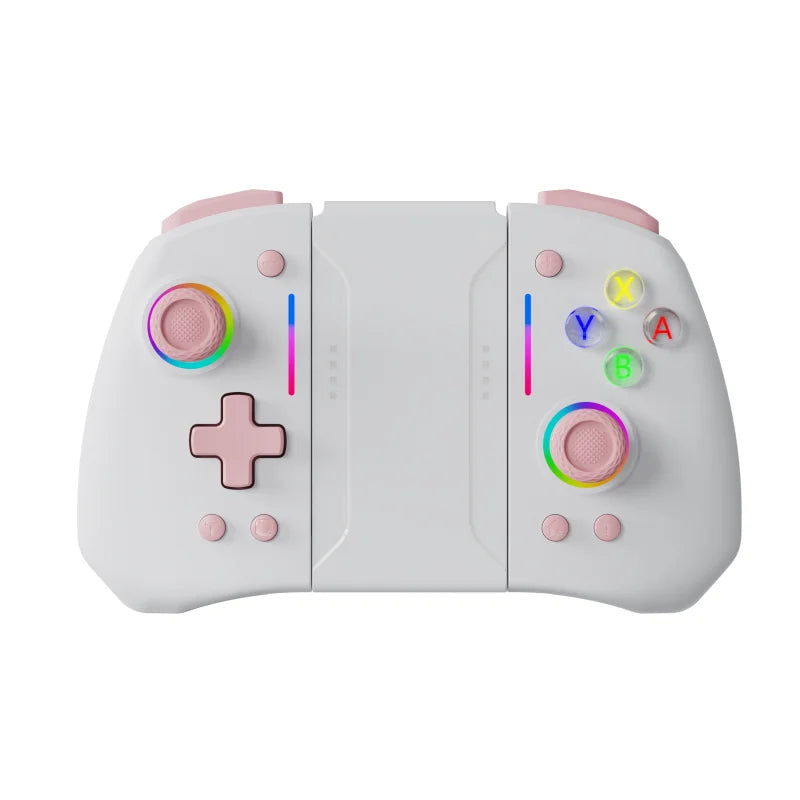Wireless Gamepad for Switch Joycon Left And Right with Color Lights Six-Axis Body Sense Back Button Wake up Feature for Switch
