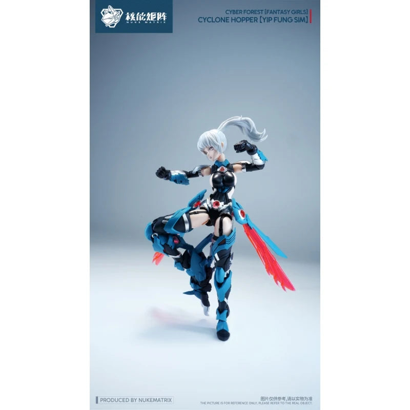 New Nuclear Matrix Cyber Forest Fantasy Girls Cyclone Hopper YIO FUNG SIM Hurricane Locust Leaf Wind ChanAssembly Model Kit Toy