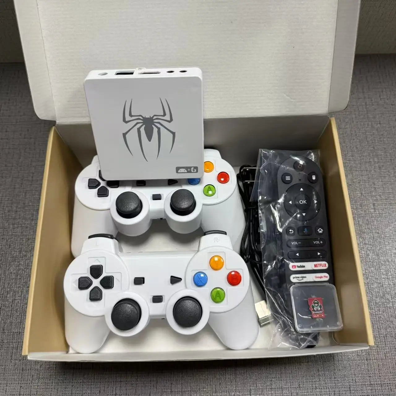 2025 Dual System TV Game BOX G7 8K 3D Arcade Games Player 36000+ Games 64g Retro Classic Game Consol 2.4G Wireless Controller