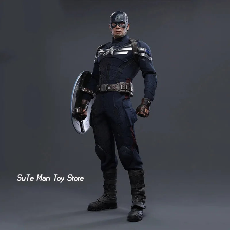 Original Hot Toys MMS783 Captain America 1/6 Scale Collectible Action Figure Stealth S.T.R.I.K.E. Suit 2.0 Ornament Toy Gift