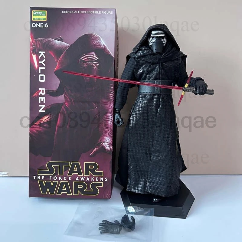 Crazy Toys 1:6 Star Wars Figure Movie Kylo Ren PVC Action Figure Collection Model Toys Room Ornament Gift For Kids