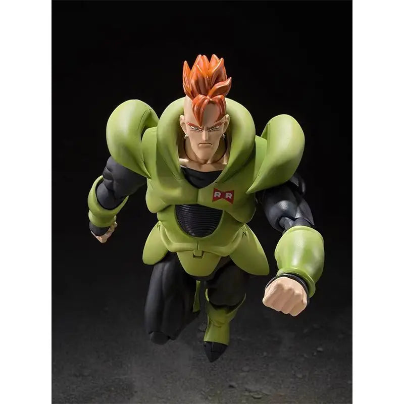 Original Bandai SHFiguarts SDCC Dragon Ball ANDROID 16 In Stock Anime Action Collection Figures Model Toys