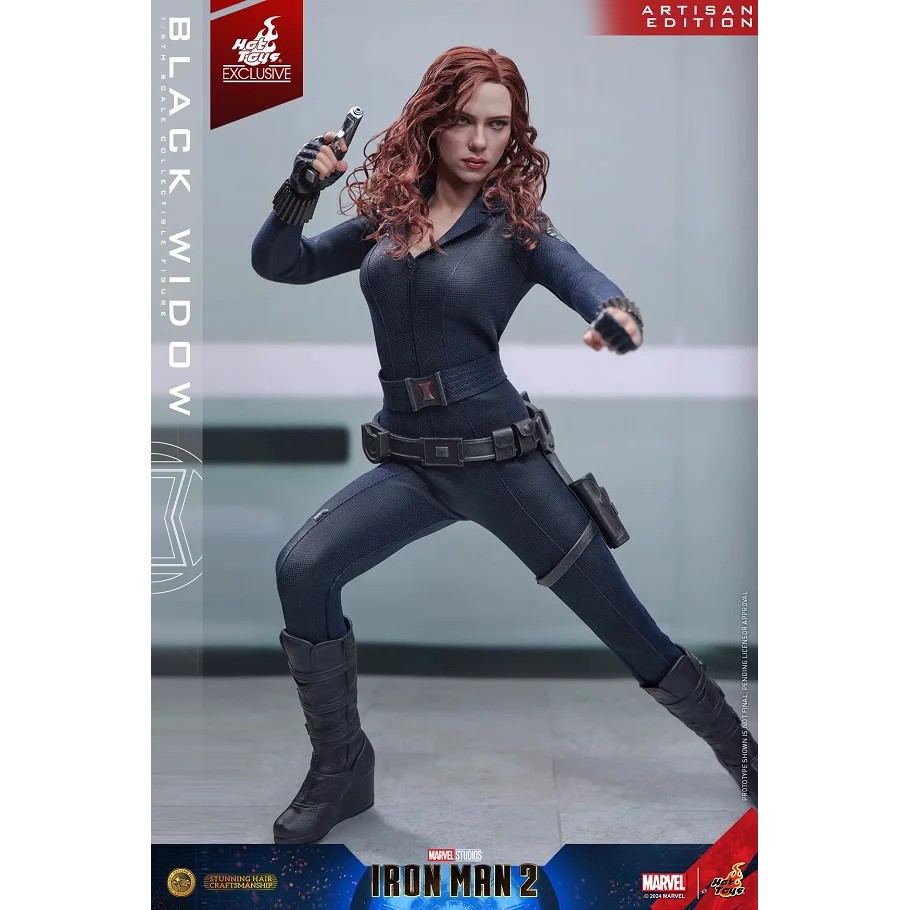 In Stock HotToys MMS757AE Black Widow Hair Transplant Edition 1/6 Animation Action Figure Toy Gift Model Collection