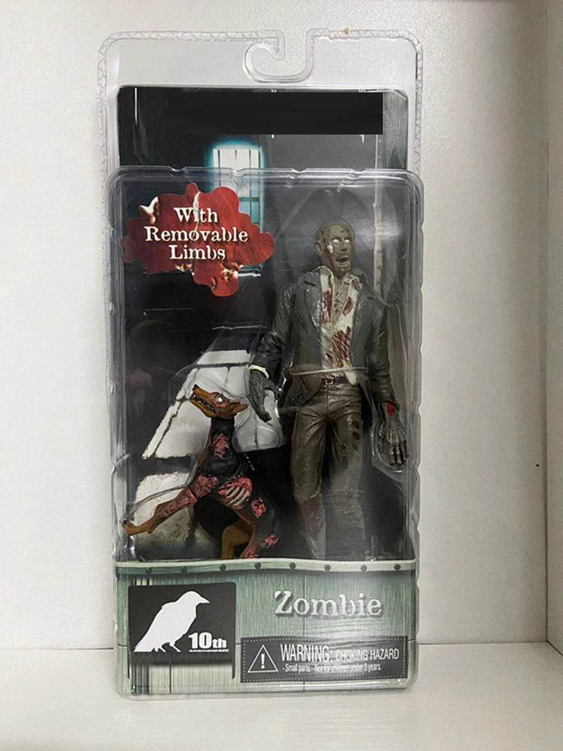 NECA Resident Evil Figures Hunk Zombie Action Figure Gas Mask Anime with Dog Model Doll Collection Boy's Christmas Gifts Toys