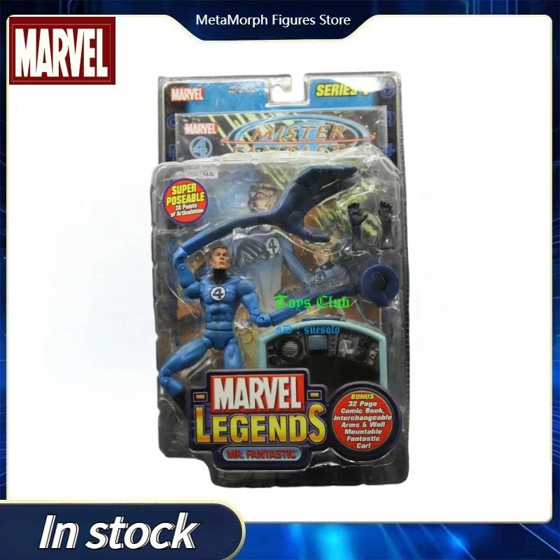 Original Marvel Legends Series MR.FANTASTIC Anime Figure Toy Gift Collection