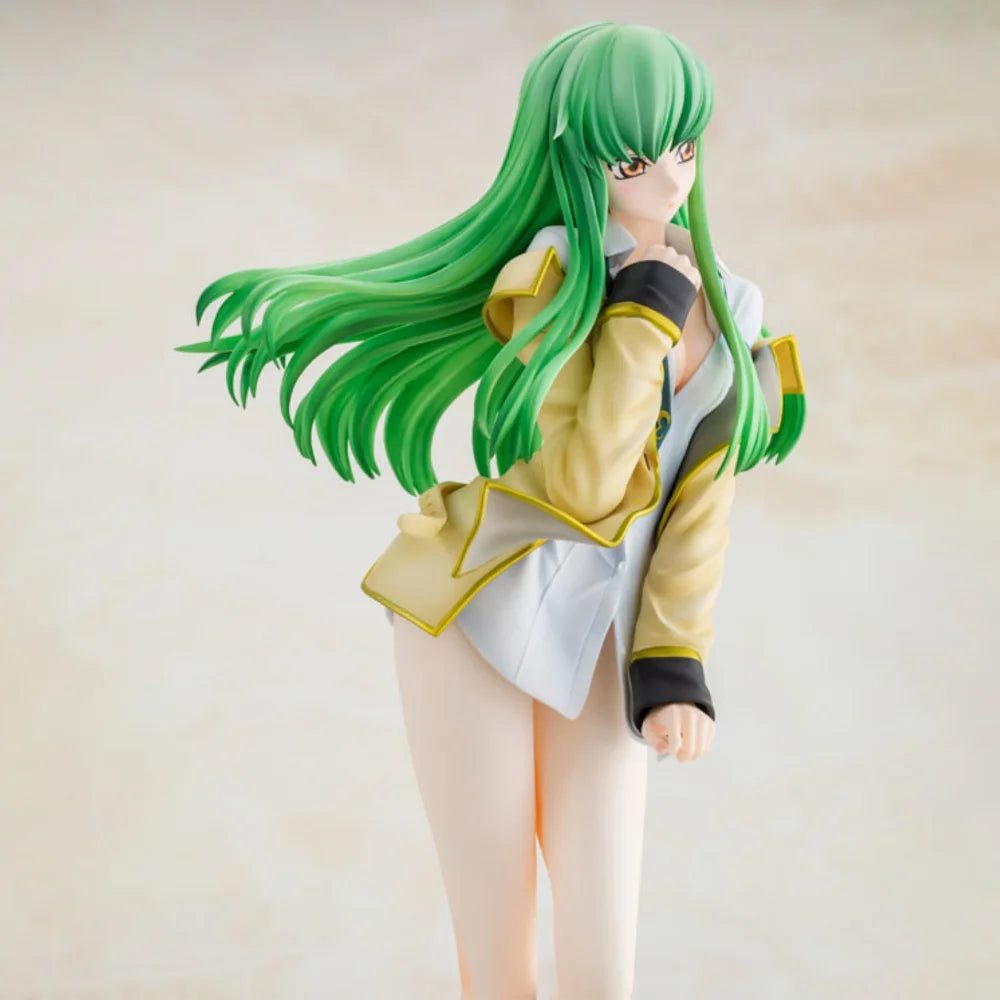 In Stock KDcolle Original Genuine Code Geass Hangyaku No Lelouch C.C. 1/7 Ashford Academy Uniform Ver 25cm Model Toy Figure Gift