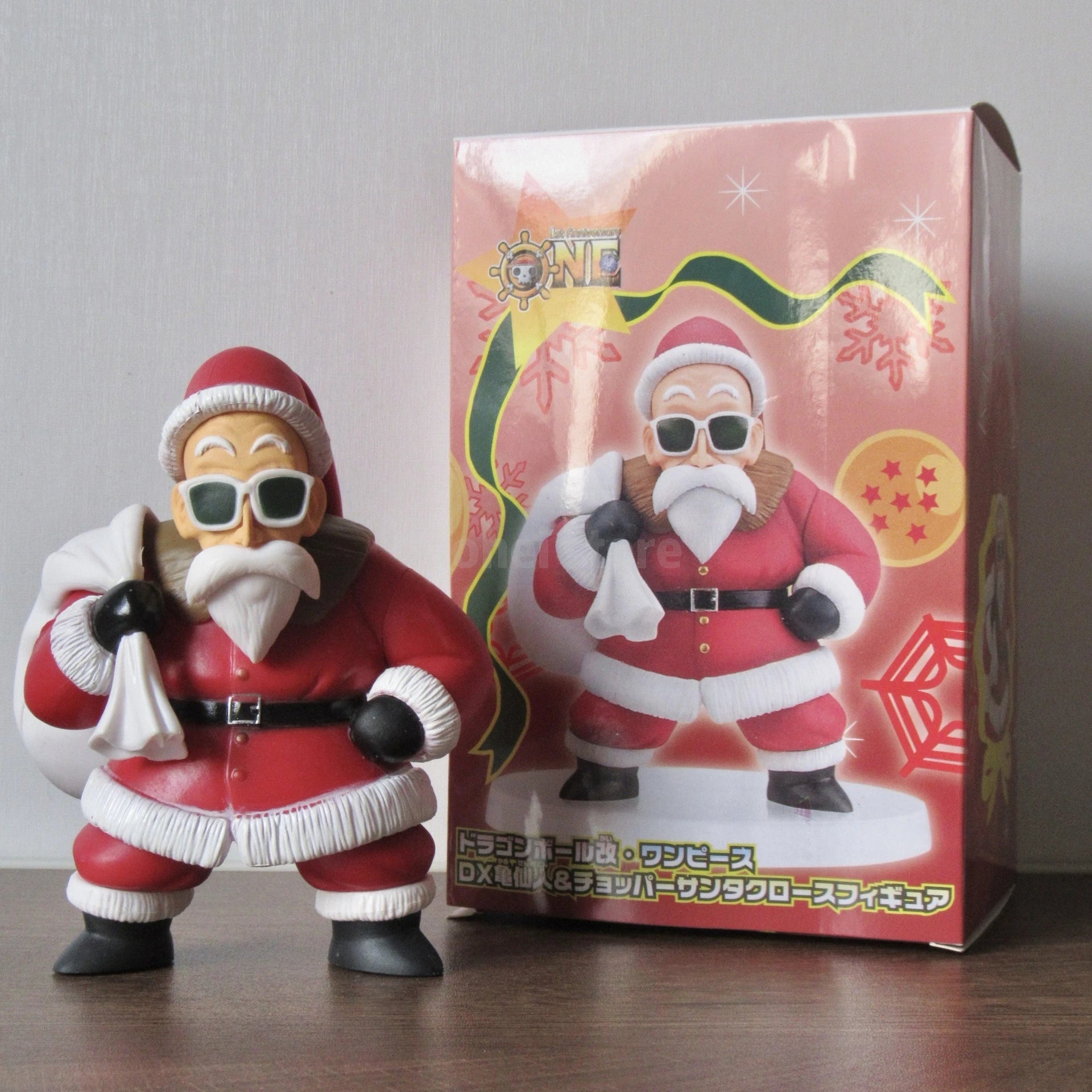 13cm Dragon Ball Anime Figure Master Roshi Advent Calend Santa Claus Model Collection Christmas Toys Gift Action Figurine