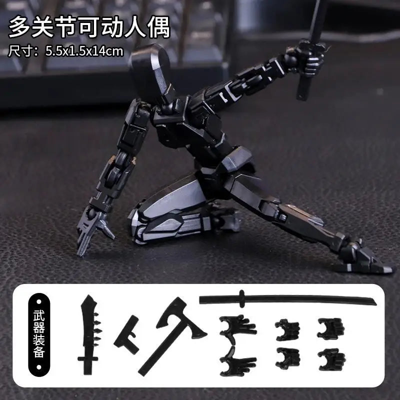 2025 Multi-jointed Action Figure 3d Printed Animation Modeling Assembly Movable 13 Body Movable Robot Toys Gifts For Children