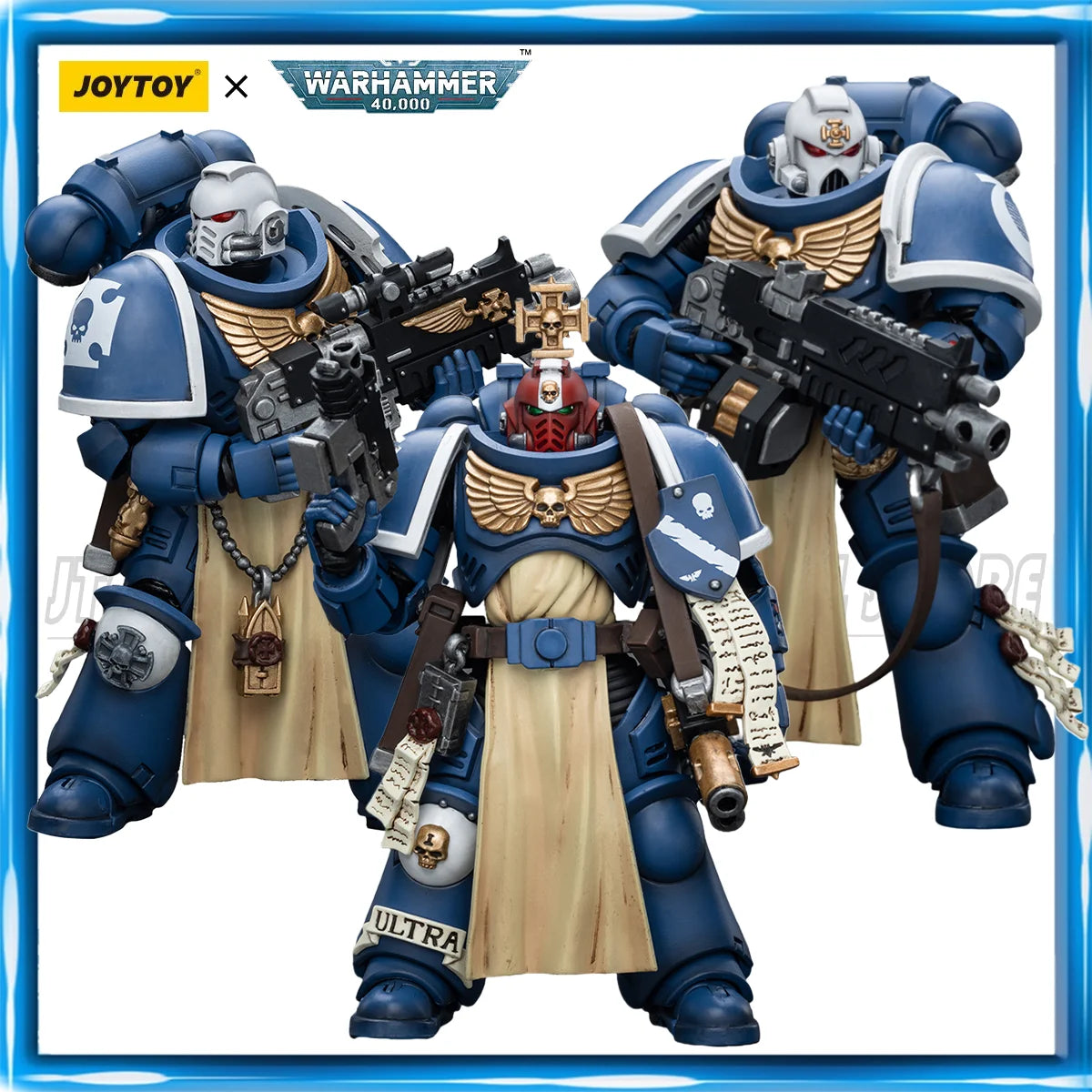 JOYTOY Warhammer 40K 1/18 Actionfiguren NEU Ultramarines Sternguard Veteran Anime Modell Spielzeug Geschenk