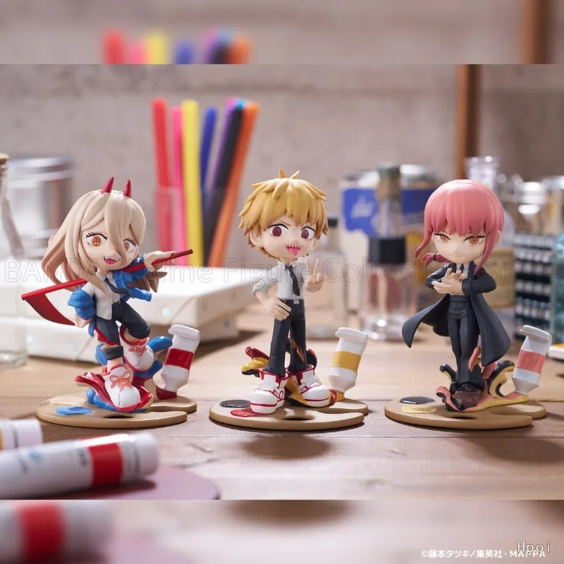 Original Bushiroad Creative PalVerse Palé CHAINSAW MAN POWER/MAKIMA/CHAINSAW MAN Q Version Human Figure Toys Collection