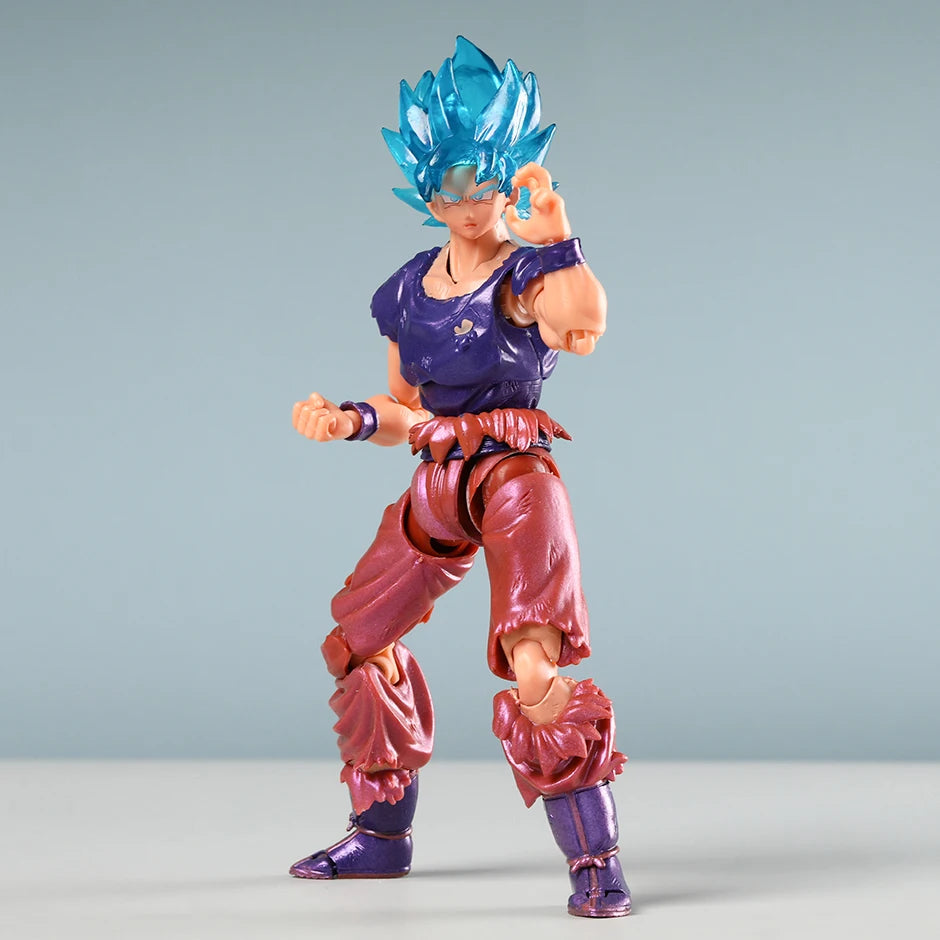 DragonBall Shining Soul Blau Goku Kaio Ken Sammlung Actionfigur PVC Modell Figurals