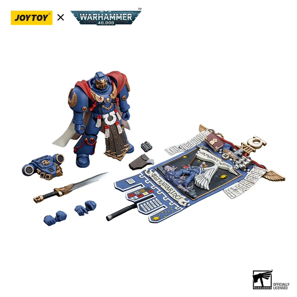 JOYTOY  40k 1/18 Action Figures Anime 12cm Ultramarines Honour Guard Chapter Ancient Garage Kit
