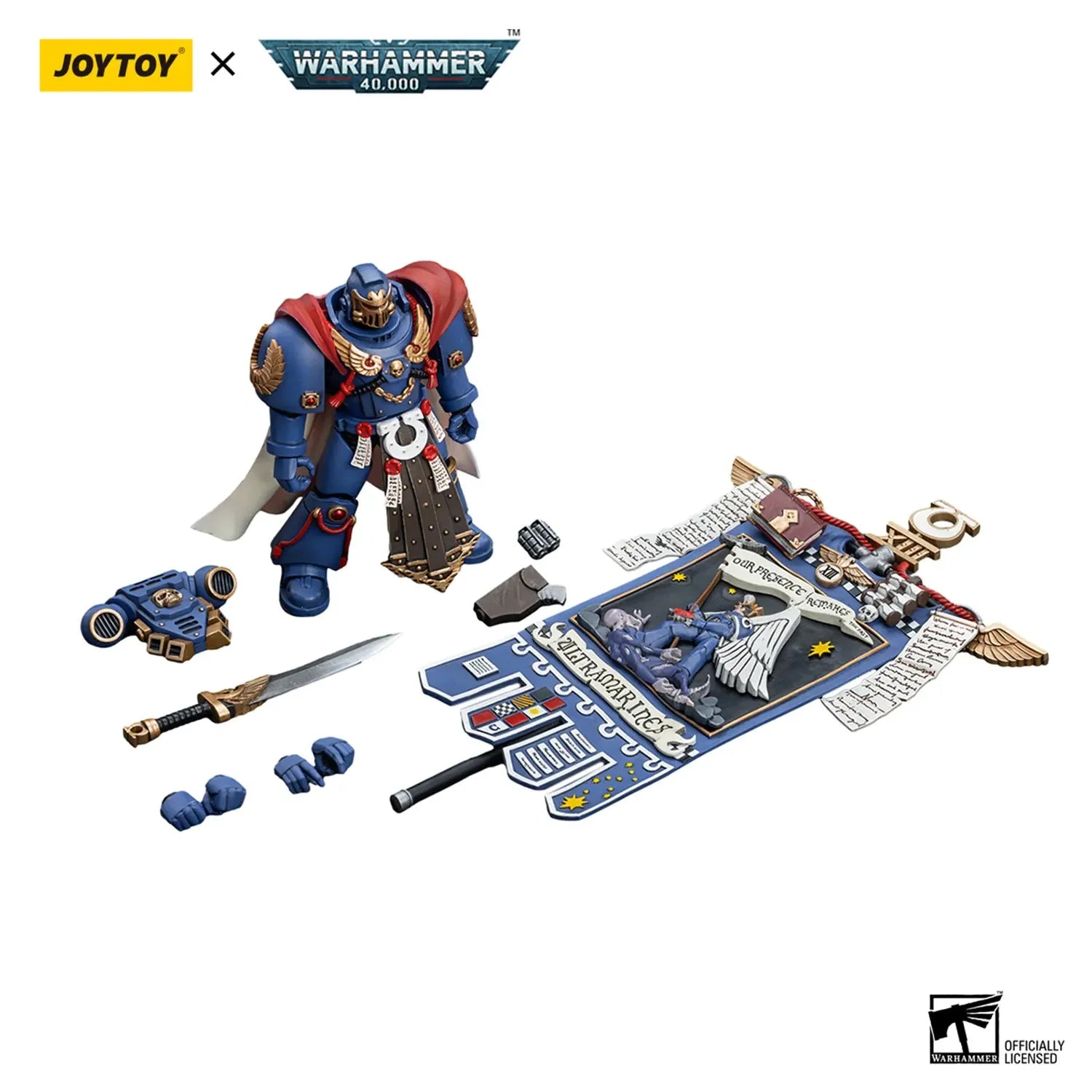 JOYTOY  40k 1/18 Action Figures Anime 12cm Ultramarines Honour Guard Chapter Ancient Garage Kit