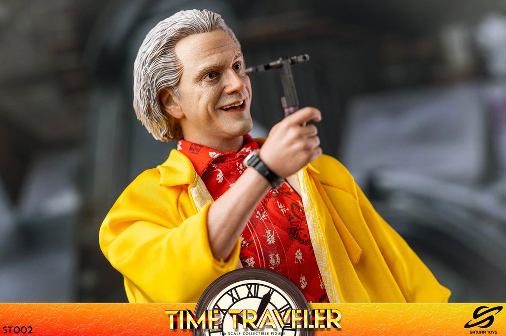 Saturntoys Time Traveler Dr. Brown St002 1/6 Scale Collectible Figure Original Collectible Anime Model Garage Kit Statue Toy
