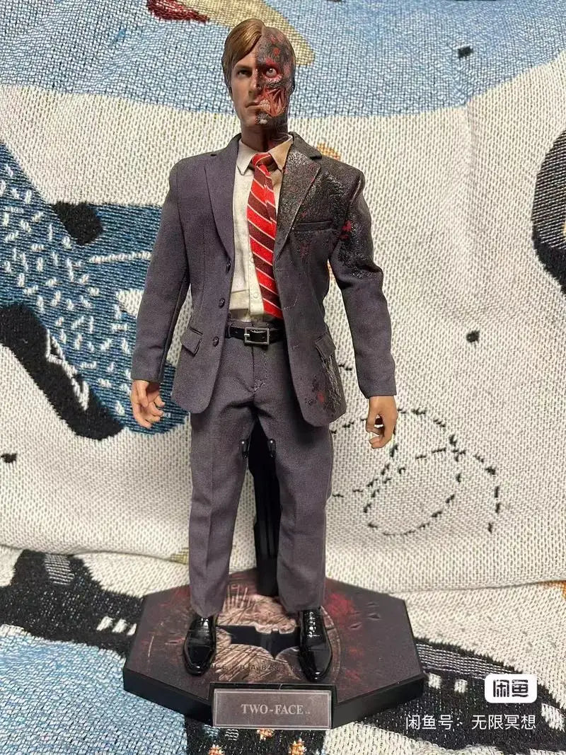 Genuine Hottoys Ht Mms546 1/6 Dark Knight Two-Face Dolls Full Set 12inch Male Soldier Action Figure Collectible Toy Birthday Gif