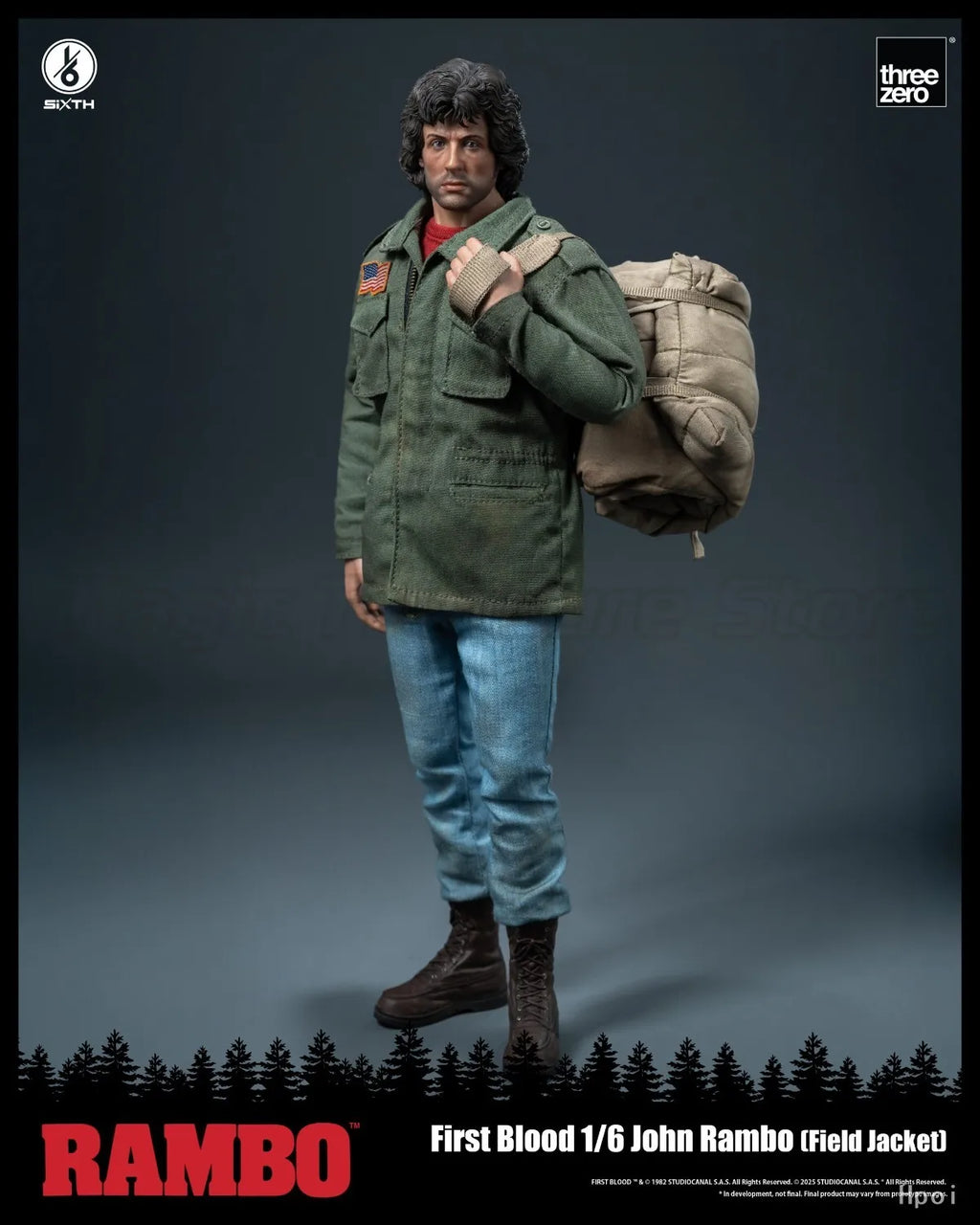 【MT】Pre-sale Original Threezero Rambo The Video Game John Rambo Field Jacket Edition 1/6 Action Figure Toy Collection