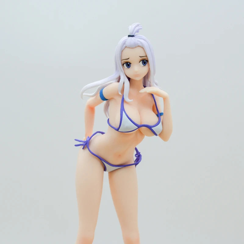 27cm Fairy Tail Mirajane Strauss Swimsuit Sexy Anime Girl Figure Erza Scarlet/Lucy Heartfilia Action Figure Model Doll Toys Gift