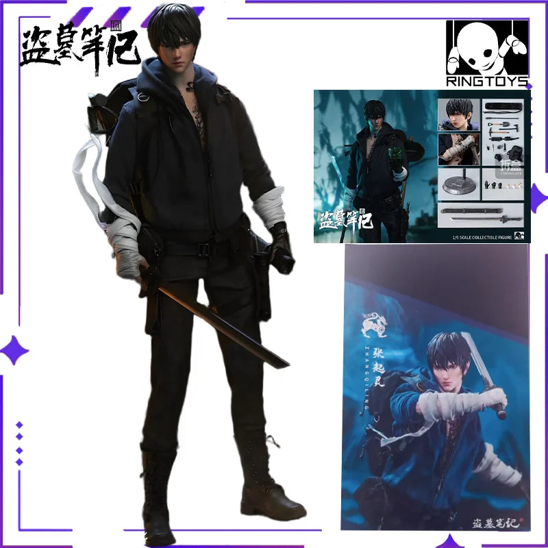 RINGTOYS Original 1/6 Grave Robbing Notes Zhang Qiling Movable Doll 12 Inch Finished Model Movable Joint ModelCollectionornament