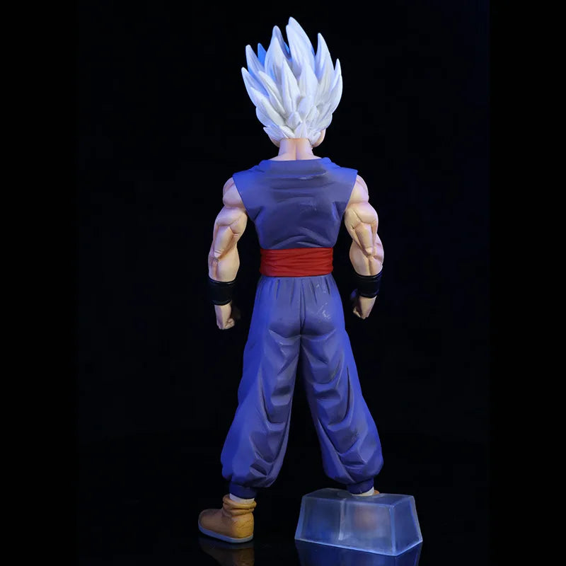 28CM Anime Dragon Ball Z Super Saiyan Son Gohan Cape Ver. GK PVC Action Figure Statue Collection Kids Toys Doll Gifts