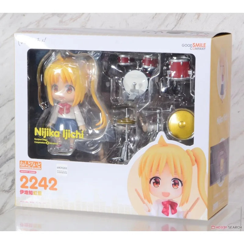 GSC Original Genuine Nendoroid 2242 Anime Bocchi The Rock Ijichi Nijika 10cm Q Version Collections Model Toy Action Figures Gift