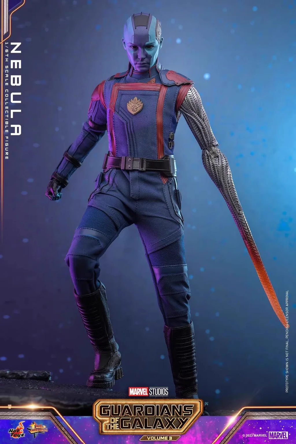 Hot Toys 1/6 Nebula Mms714 Guardians Of The Galaxy Vol. 3 Nebula (2.0) Anime Figure Collection Model Christmas Toy