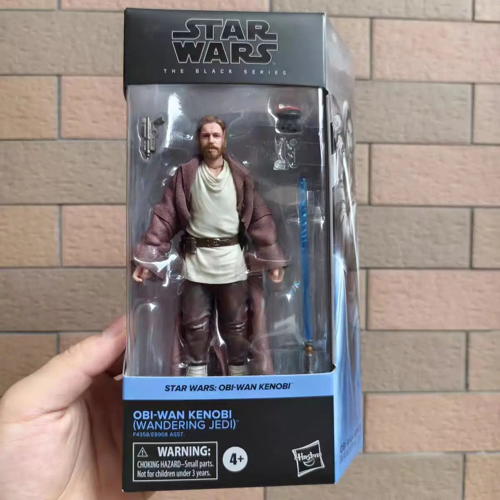 Genuine Star Wars Black Serie Obi-Wan Darth Vader Cal Kestis Boba Fett Luke Mandalorian Action Figure Model Toy Gifts