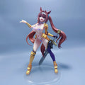 25 cm große Pretty Derby Daiwa Scarlet Shining Swimsuit Ver. Gold oder Silber, stehende Anime-PVC-Figur, Geschenk