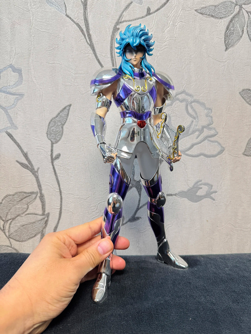 Scale Mysterious Warrior Gold Saint Pisces Aphrodite Leo Aiolia Comic Original Color Virgo Saga OCE Electroplated Statue 1/6