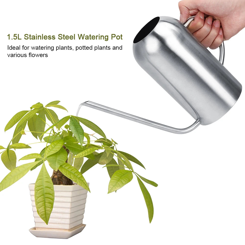 1.5L Succulents Plants Long Spout Watering Pot Can Garden Flower Watering Tool Flower Watering Pot Gardening Watering Tools