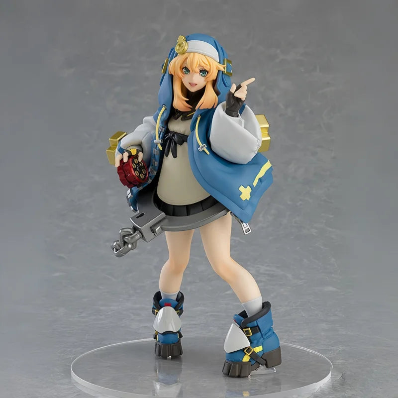Gsc Pop Up Parade Maxfactory Authentic Guilty Gear Strive Bridget Anime Action Figure Collectible Statue For Otaku Desktop Decor