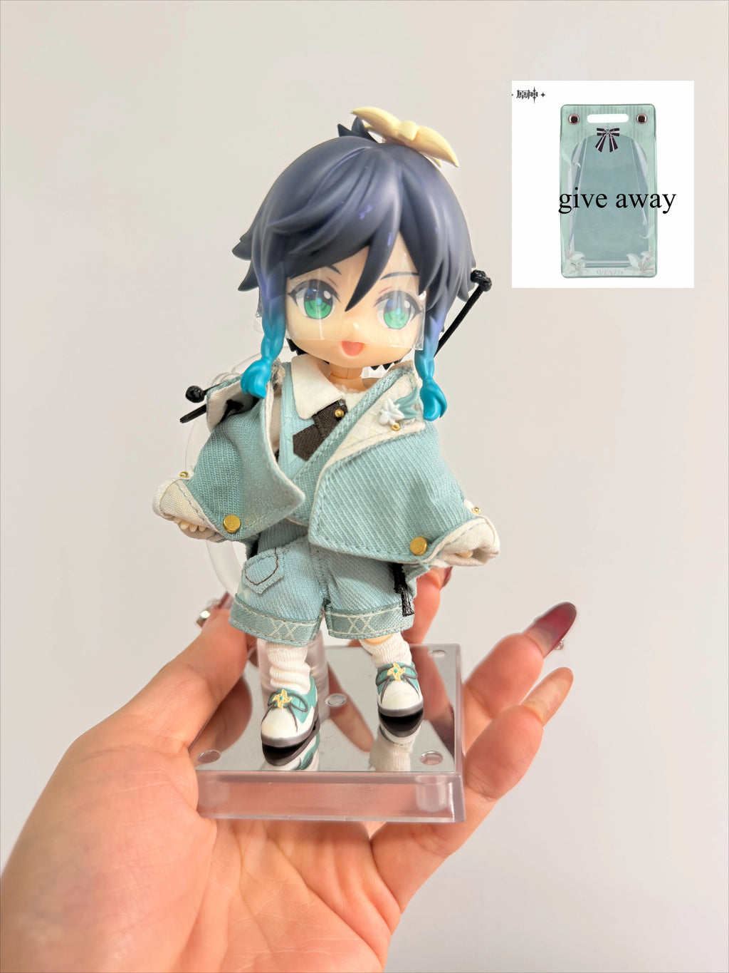 In Stock Original GSC Nendoron Clothing Set Genshin Impact Venti 14cm Animation Movable Boy Cartoon Mannequin Collection