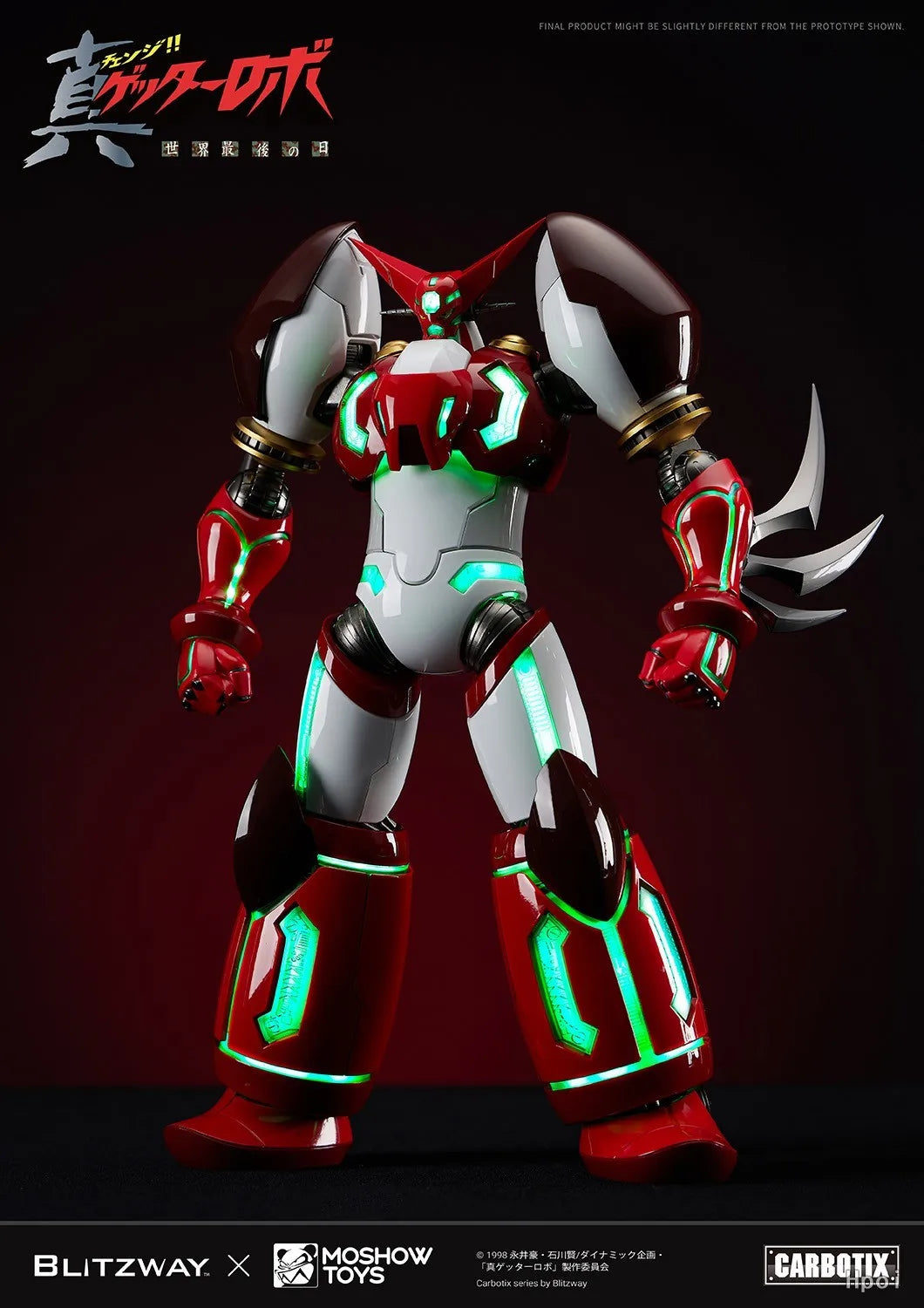 【Original】BLITZWAY MOSHOWTOYS Getter Robo: Armageddon SHIN GETTER 1 Mecha-finished Product Action Figure Model Toys