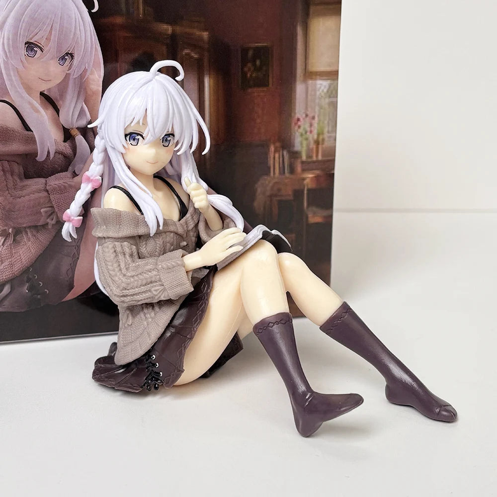 10 cm TAITO Wandering Witch Die Reise von Elaina Elaina PVC Actionfigur Anime Figur Modell Spielzeug Sammlung Puppengeschenk