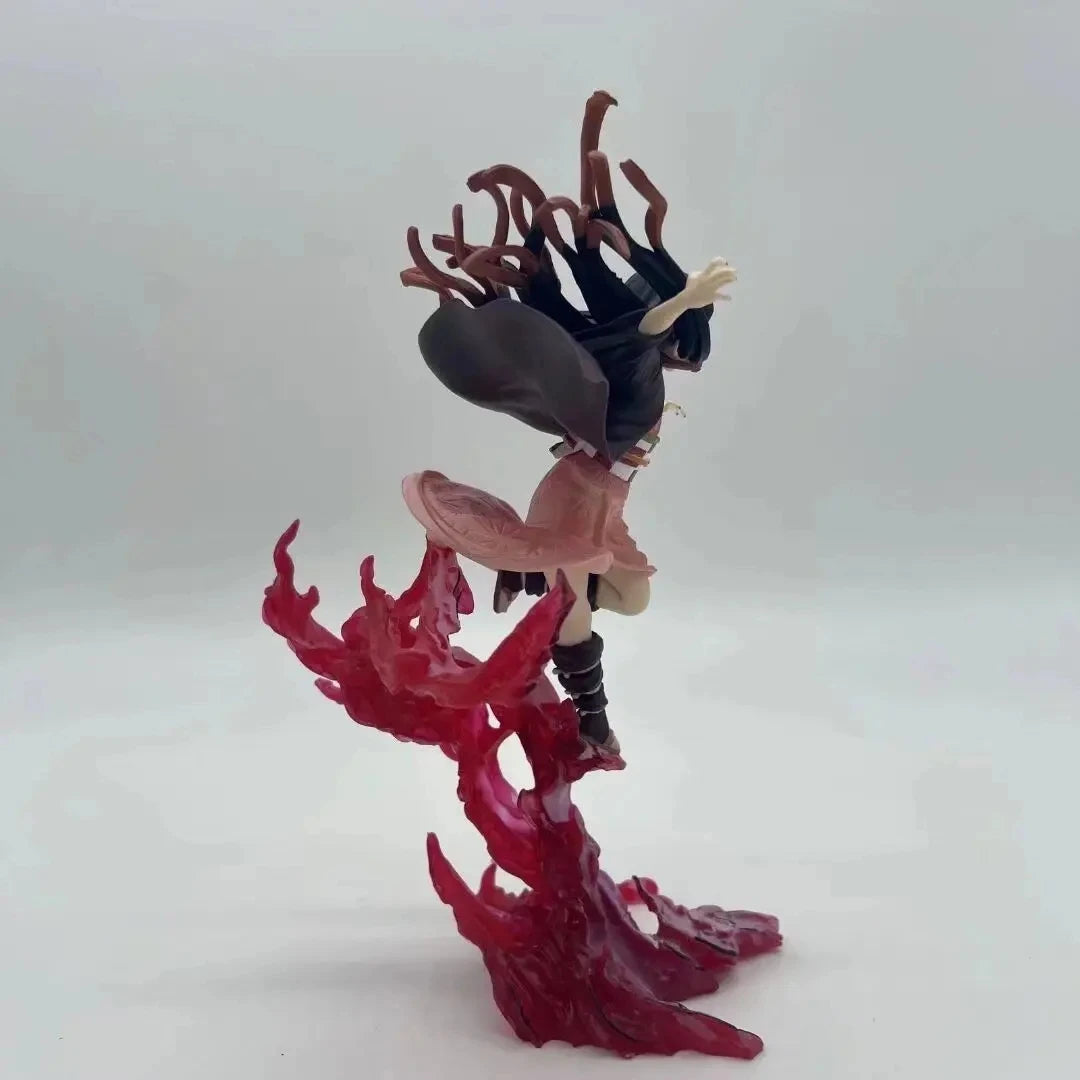 Dämon Slayer Anime Figur Zero Kamado Nezuko 21CM Kimetsu No Yaiba Action Figur Dekoration Sammlung Spielzeug Für Kinder Geschenke