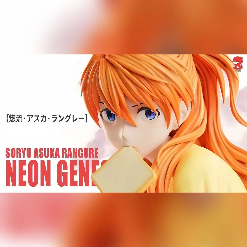 Asuka Langley Evangelion BBG Pretty Girl Anime Ornament Handmade Desktop Trendy Model Play