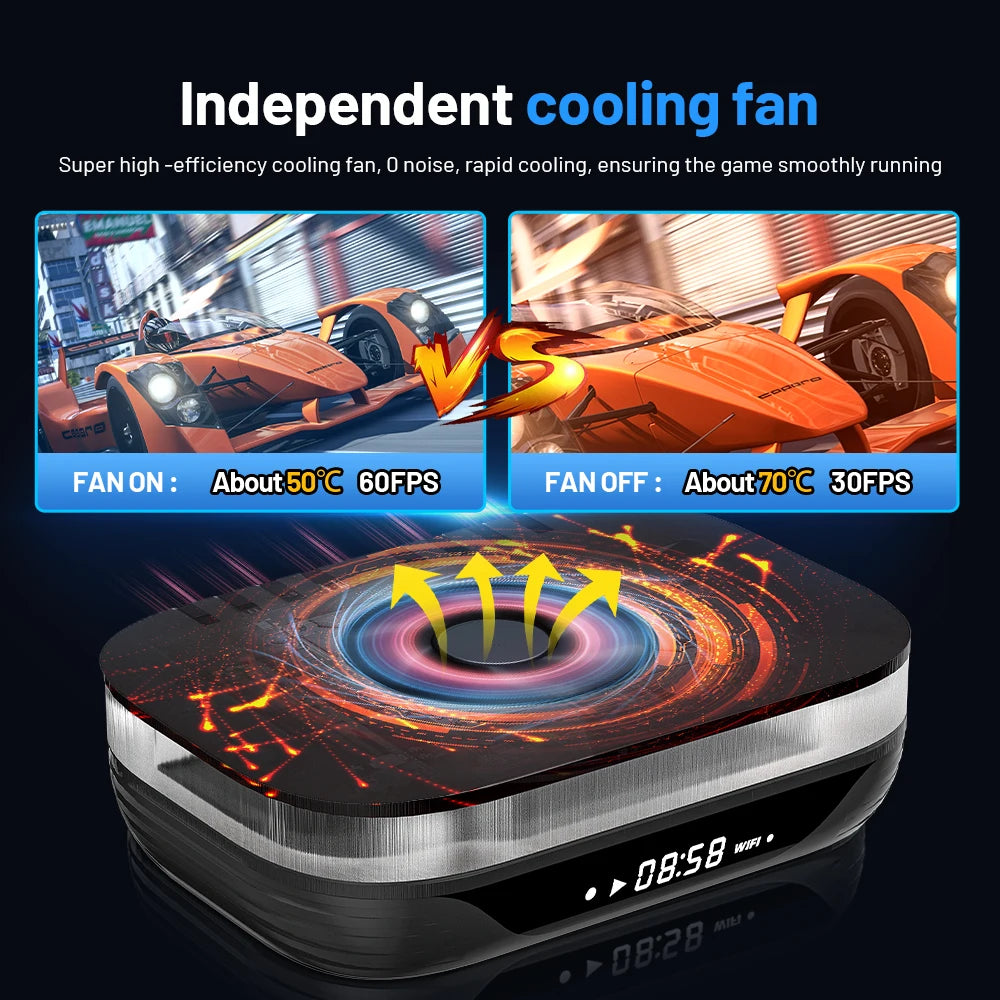 KINHANK Amlogic S905X4 Retro Video Game Console Super Console X4 Plus 90000 Game for 60+ Emulator Arcade/MAME/NAOMI Game Console