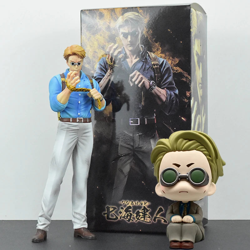 Anime Kawaii Nanami Figur Q Puppen Jujutsu Kaisen Statue GK Nanami Kento Action Figur Modell PVC Sammlung Spielzeug Geburtstag Geschenk