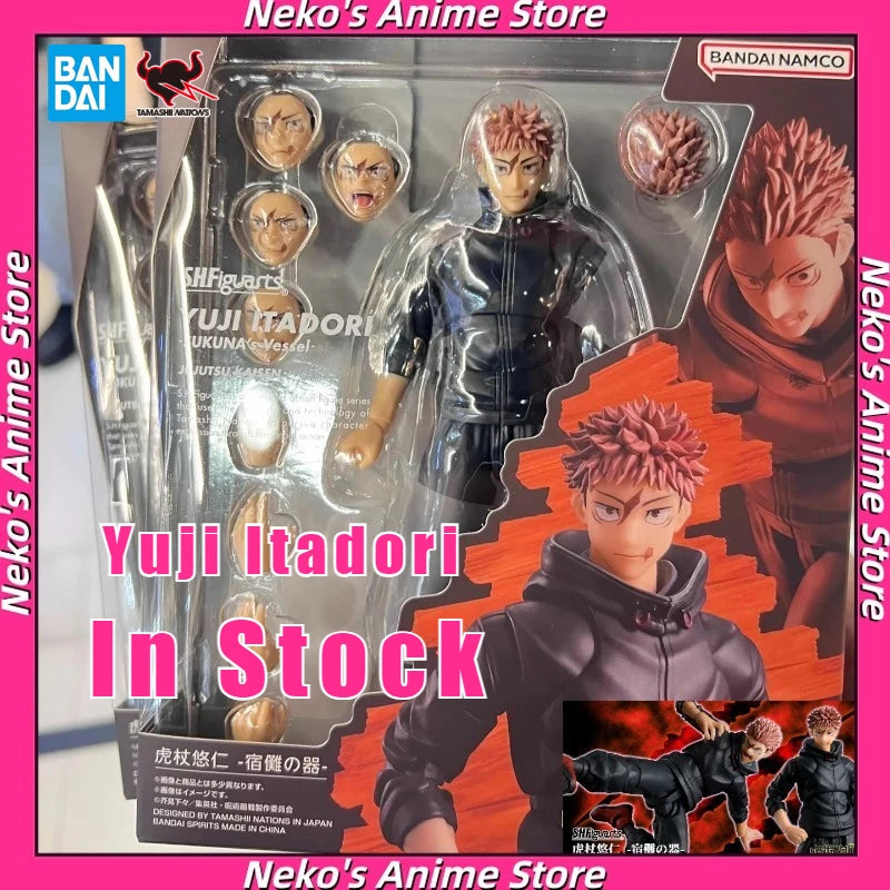 【In Stock】BANDAI Tamashii SHF Jujutsu Kaisen Yuji Itadori Sukuna Vessel Culling Game March Deposit Action FigureCollectibles