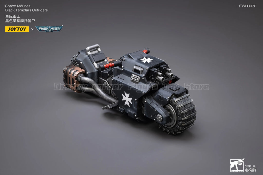 【In Stock】JOYTOY Warhammer 40K Space Marines Black Templars Outriders Brother Valtus 1/18 Action Figures Models Toys