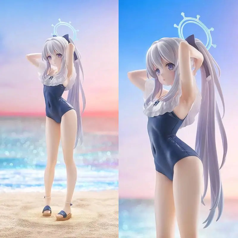 Hot Blue Archive Anime Figurine Moon Snow Rabbit1 Game Character Sculpture Cartoon Collectible Model Toy Boy And Girl Gift