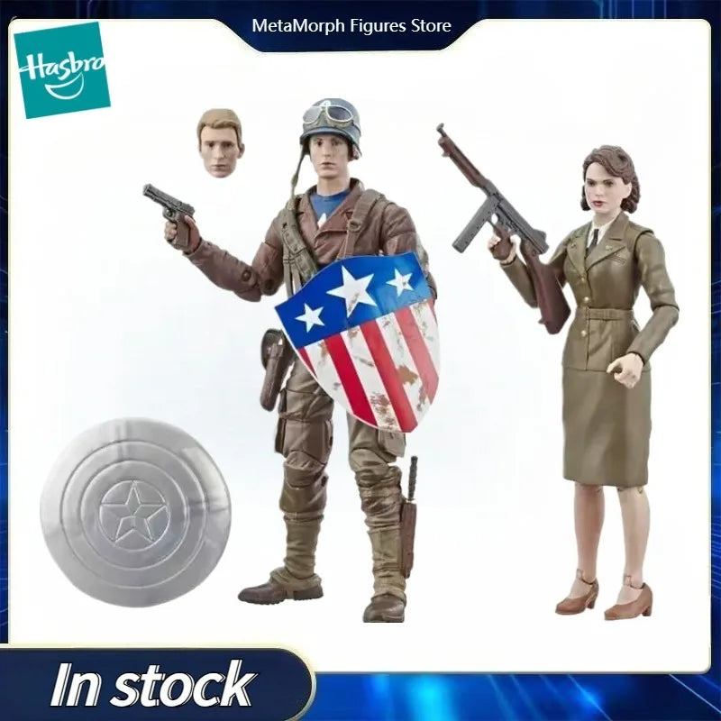 Original Hasbro Marvel Legends Series Captain America PEGGY CARTER Action Figure Toys Model Collection
