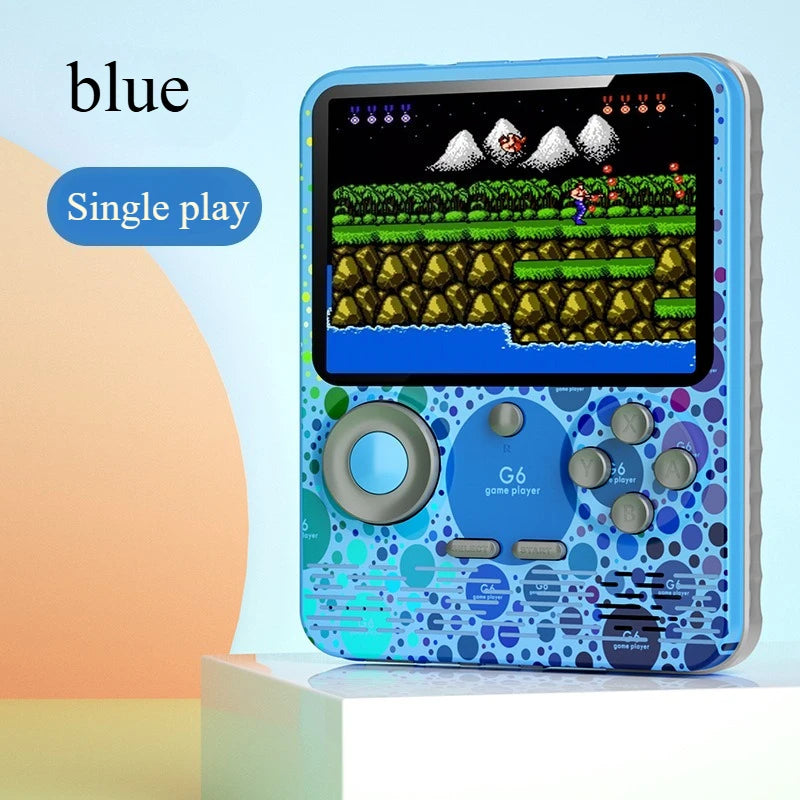 G6 Charging Treasure Handheld Macaron Handheld Game Console Contra Mini Arcade Game HD Screen
