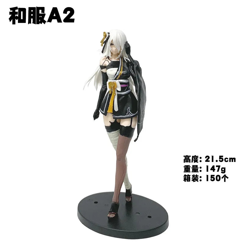 Game NieR YoRHa 2B A2 kimono Action Figure Toys
